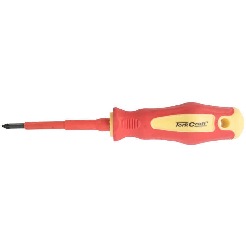 Tork Craft - Screwdriver Insulated Pozi.No.1 x 80mm Vde