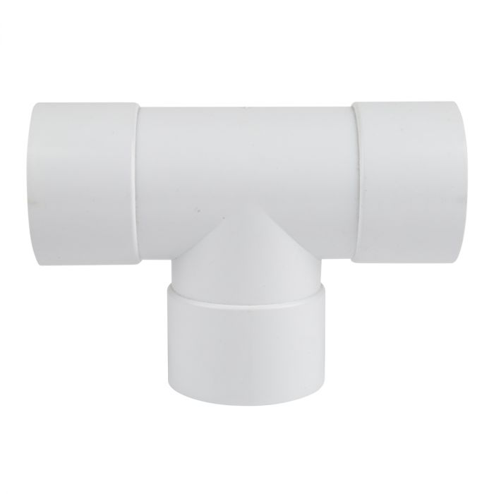 Pvc Gutter Round Downpipe Junction 90Deg