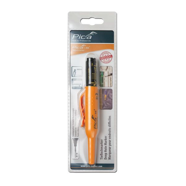 Pica Ink Marker For Deep Holes Black