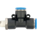 Aircraft Pu Hose Fitting Tee 12mm x 12mm x 1/4'M