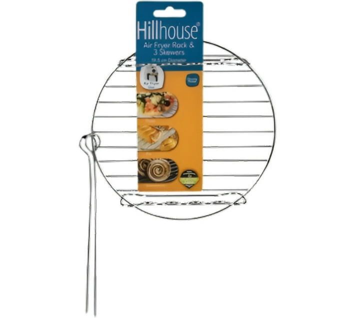 Hillhouse - Air Fryer Rack & 3 Skewers (19.5cm Diameter)