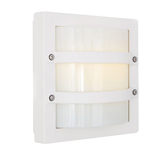 Largo Bulk Head 240mm White E27 1x60w