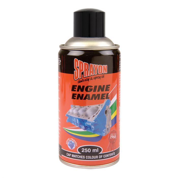 Sprayon - Engine Enamel Spray Gloss Black 250ml