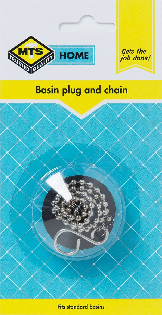 MTS Home Basin Plug & Chain - Black