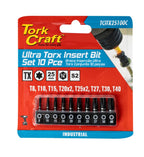Tork Craft Torx Impact 10Pc Insert Bit Set