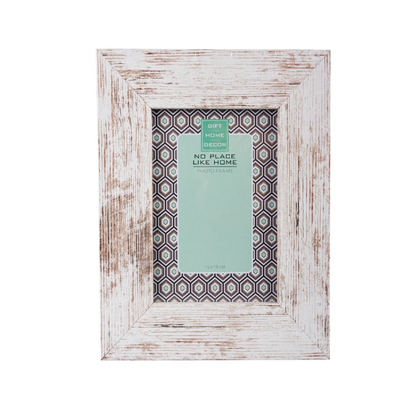 Picture Frame - Distressed White - 13 cm x 18 cm - 3 Pack