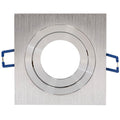 CNC Tilt Square Downlight 95mm Dia Aluminium