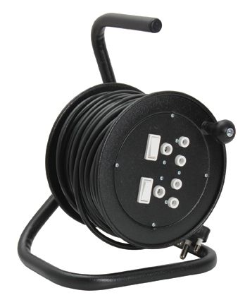 30m 1.5mm Steel Reel Double Socket