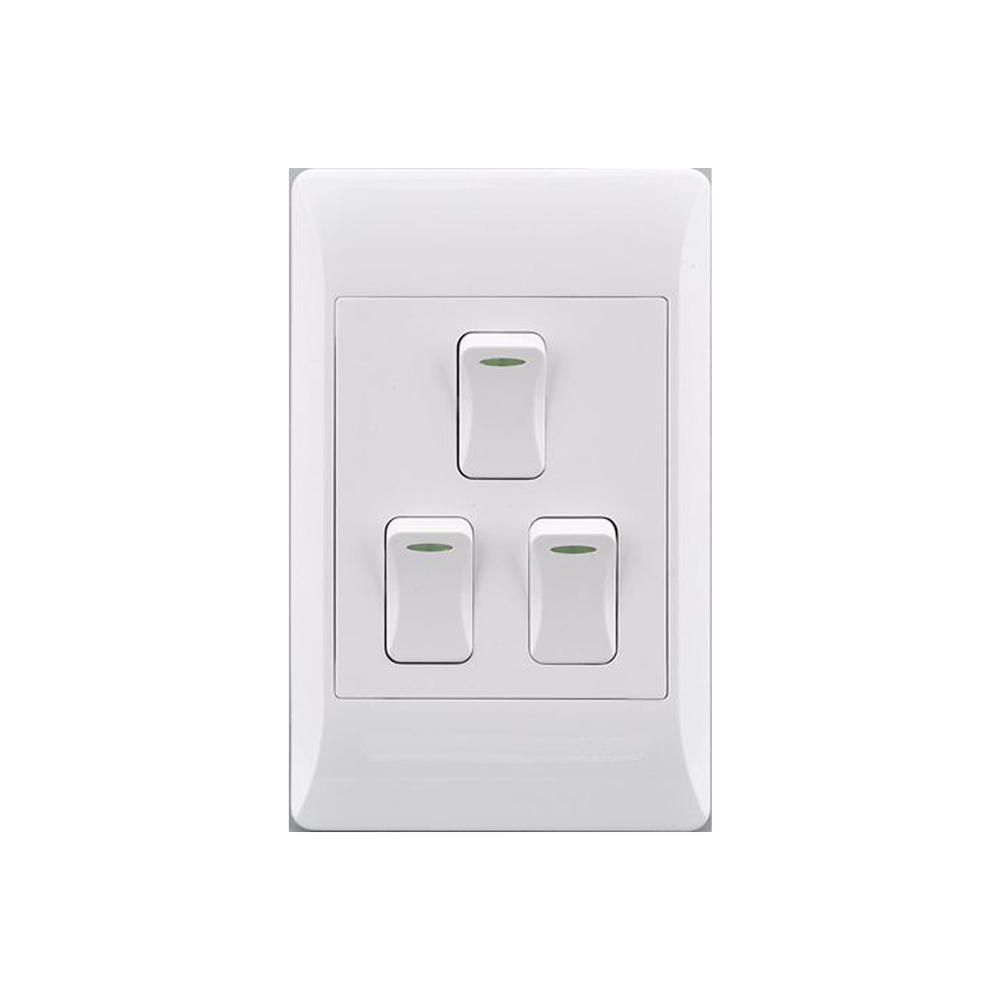 Switch 3L - 2X4 White E/Mate