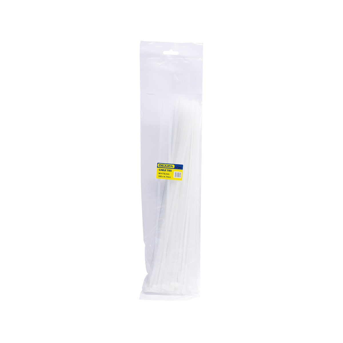 Dejuca - Cable Ties - Natural - 380mm X 4.7mm - 50/pkt