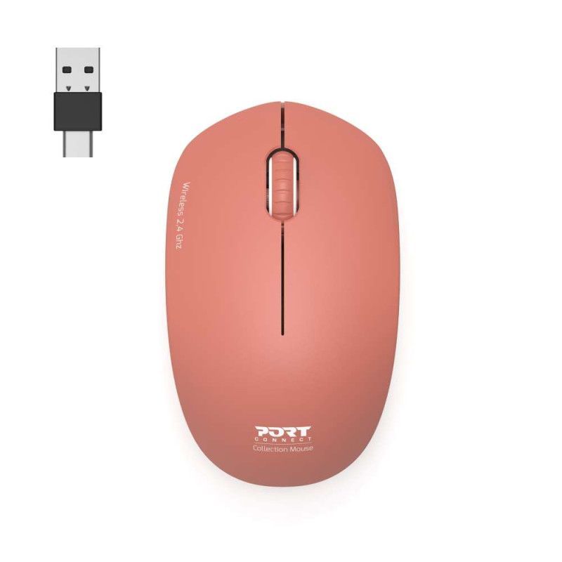 Port Connect 2.4GHz Collection II Wireless Mouse - Olive