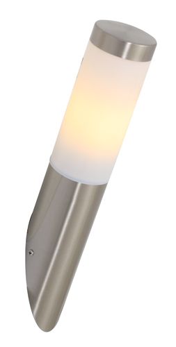 Stainless Steel Plain Wall Light Satin Chrome