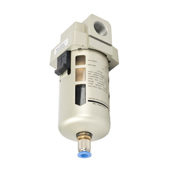 AirCraft - Filter In Line 1/4' With Auto Drain Water Trap