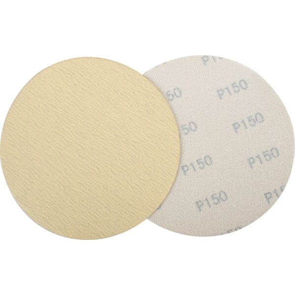 Tork Craft Gold Hook & Loop Disc (50 Pieces) 150 Grit 150mm Without Hole