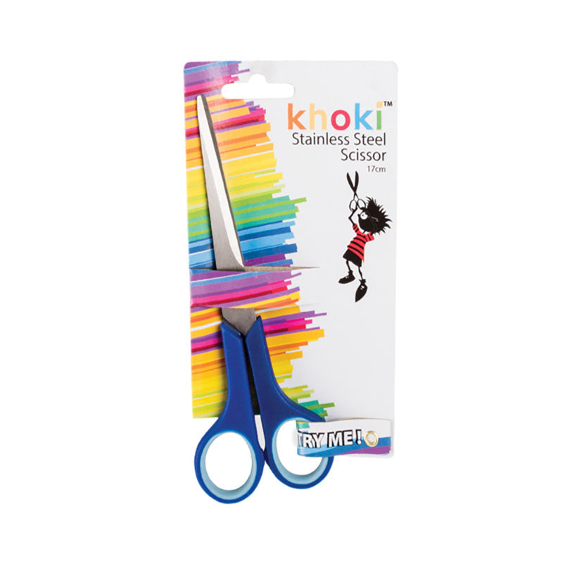 Khoki - Scissor - Arts & Crafts - Childrens Items - Plastic Handle - 17cm