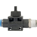 Aircraft Pu Hose Fitting Valve 6mm x 1/4'M