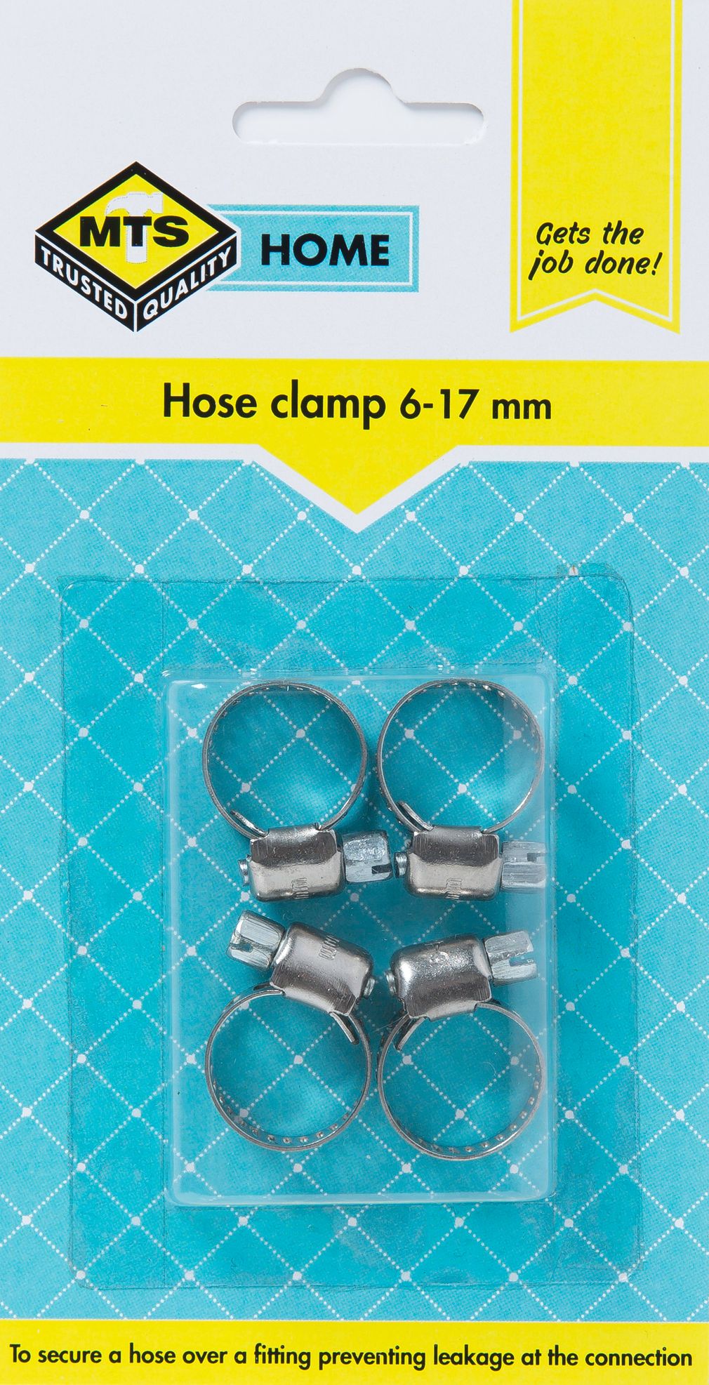 MTS Home Hose Clamp 6-17mm 4 Piece