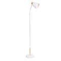 Curve Floor Light White & Gold
