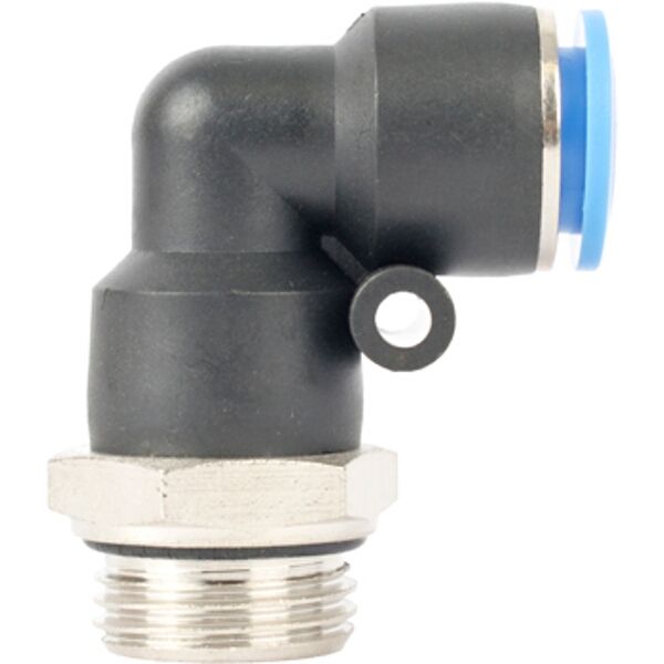 Aircraft Elbow W/O-Ring 12mm-1/2 M Pu Hose Fitting