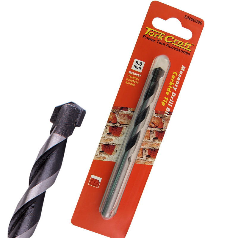 Drill Bit Masonry/Concrete  9.0Mm 1/Card