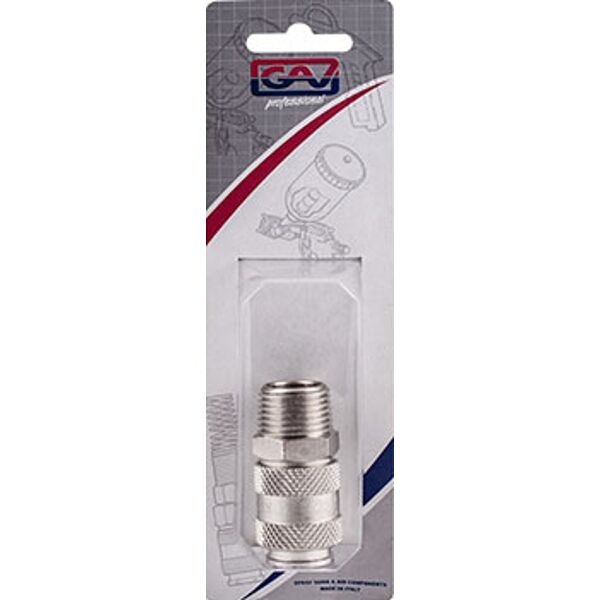 GAV Universal Quick Coupler 1/2 M Packaged