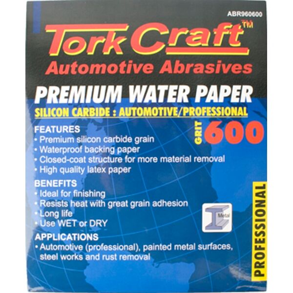 Tork Craft Waterproof Paper 600 Grit 230 X 2850 PCE