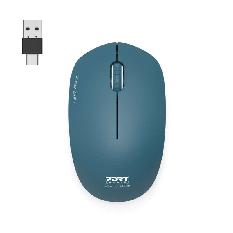 Port Connect 2.4GHz Collection II Wireless Mouse - Saphir