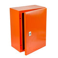 Enclosure Mild Steel 400X300X200mm IP65 Orange