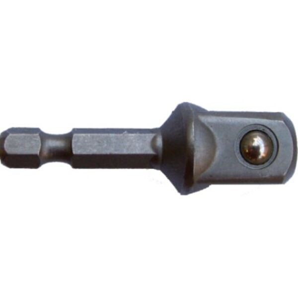 Tork Craft Socket Adaptor 1/2'M Sq x 50mm 1/4'M Hex Shank Carded
