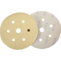 Tork Craft Gold Hook & Loop Disc (50 Pieces) 150 Grit 150mm X 6+1 Holes