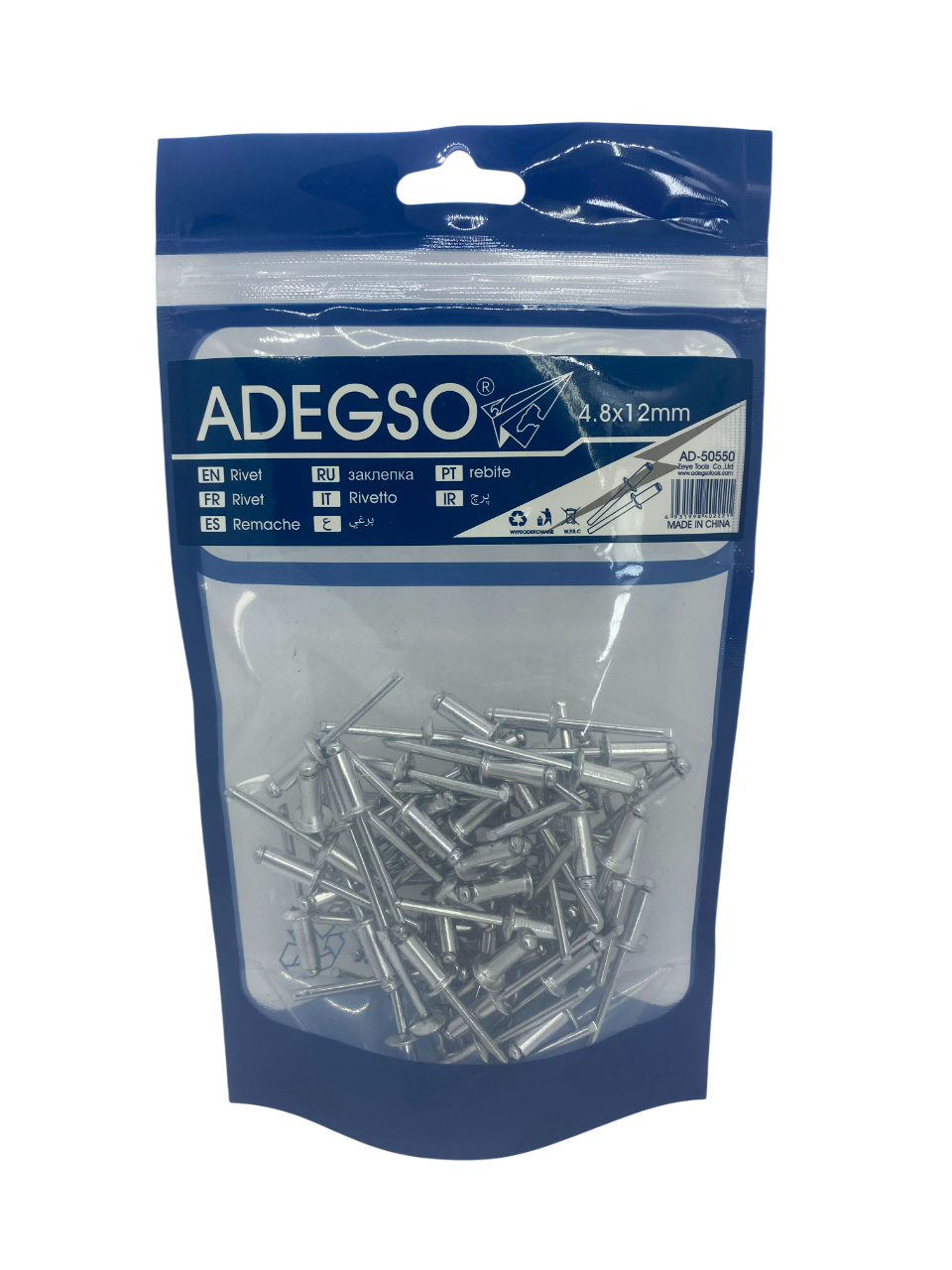 Adegso Blind Rivets 4.8x12mm 80pcs