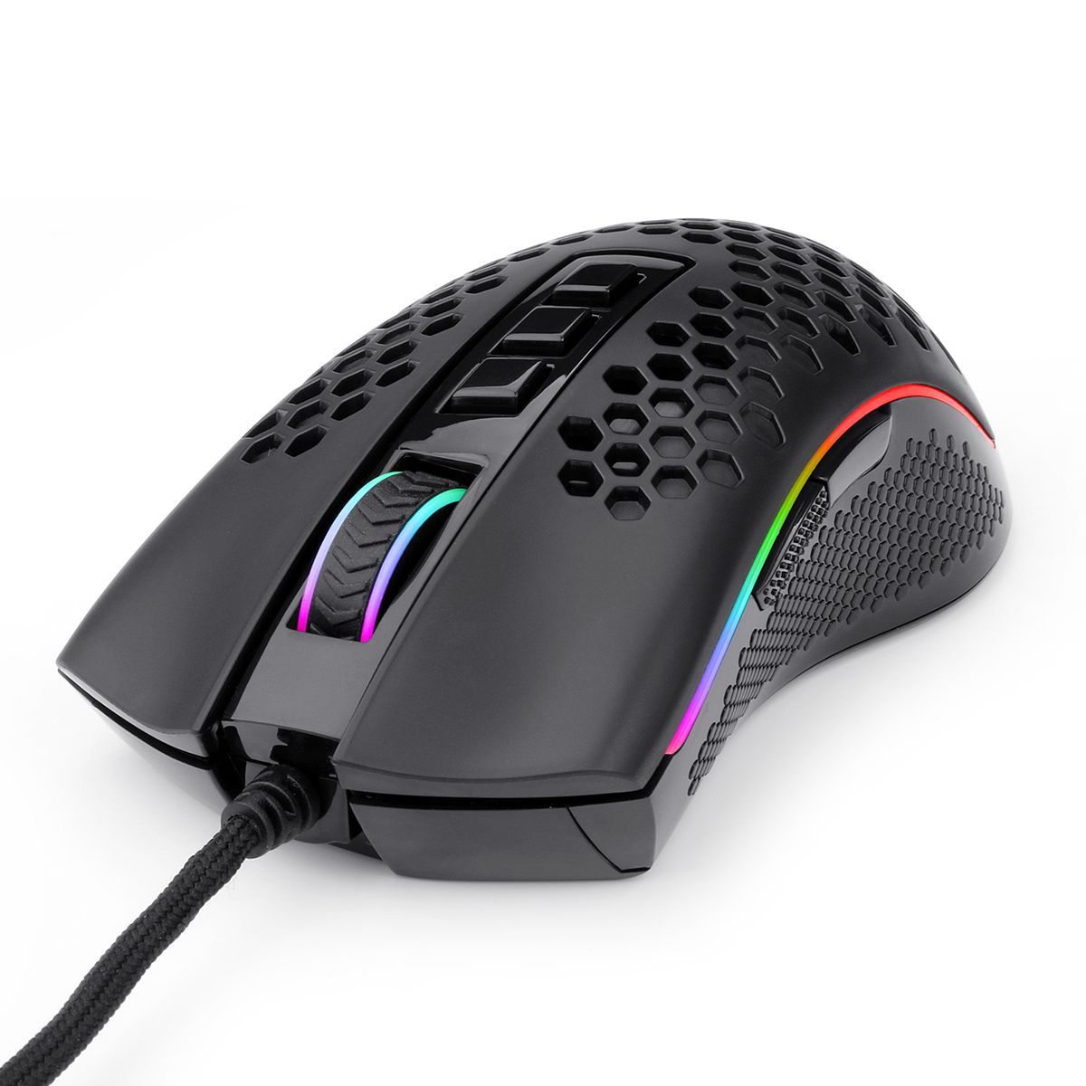 Redragon STORM 12400DPI 7-Button RGB Gaming Mouse - White