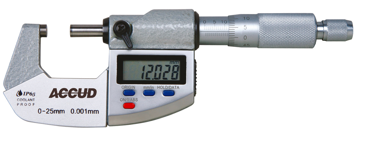 Accud - Metric Digital Outside Micrometer