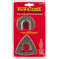 Tork Craft Quick Change Oscillating Carbide Grit Accessory Kit 2Pc