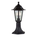 Eurolux Lantern Wall 6 Panel Pedestal Black
