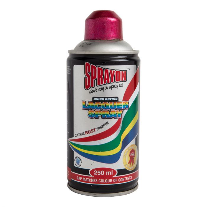 Sprayon - Metallic Spray Paint Red 250ml