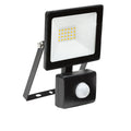 Eurolux - LED 20W Floodlight with Sensor (Black)