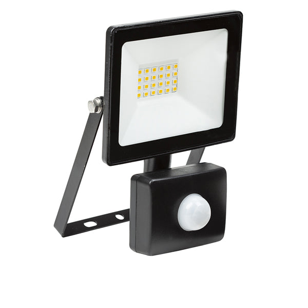 Eurolux - LED 20W Floodlight with Sensor (Black)
