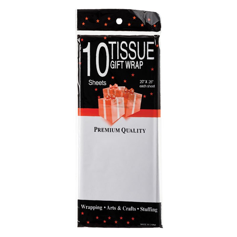 Paper Tissue - 10 Piece - White - 50cm x 66cm