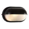 Oval Large Eyelid Bulkhead Black E27