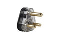 Electricmate 16 Solid Brass Pin Plug Top - Black