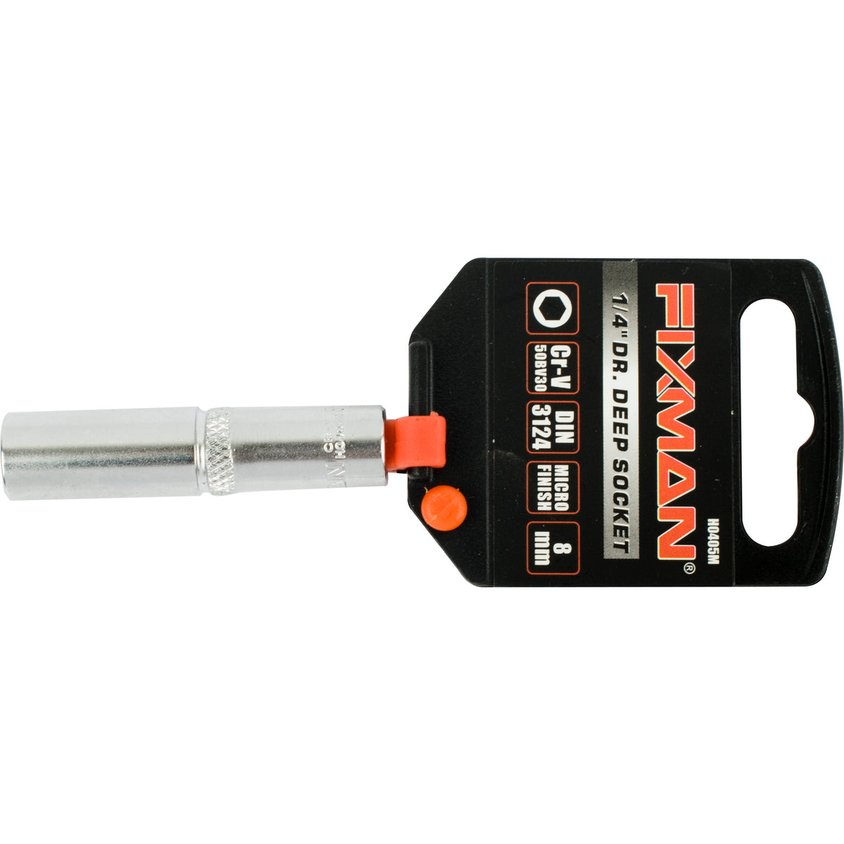 Fixman - Deep Socket - 1/4 Inch Drive - 8mm