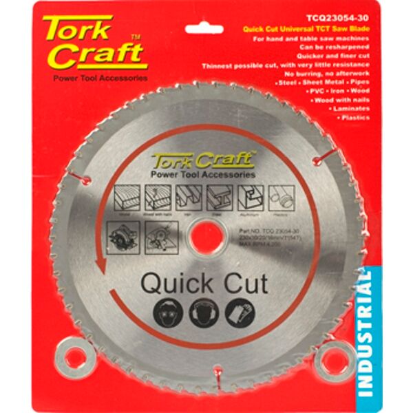 Tork Craft Universal Quick Cut TCT Blade 230X54T 30-20