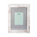 Picture Frame - MDF - White Stressed - 28 x 35cm