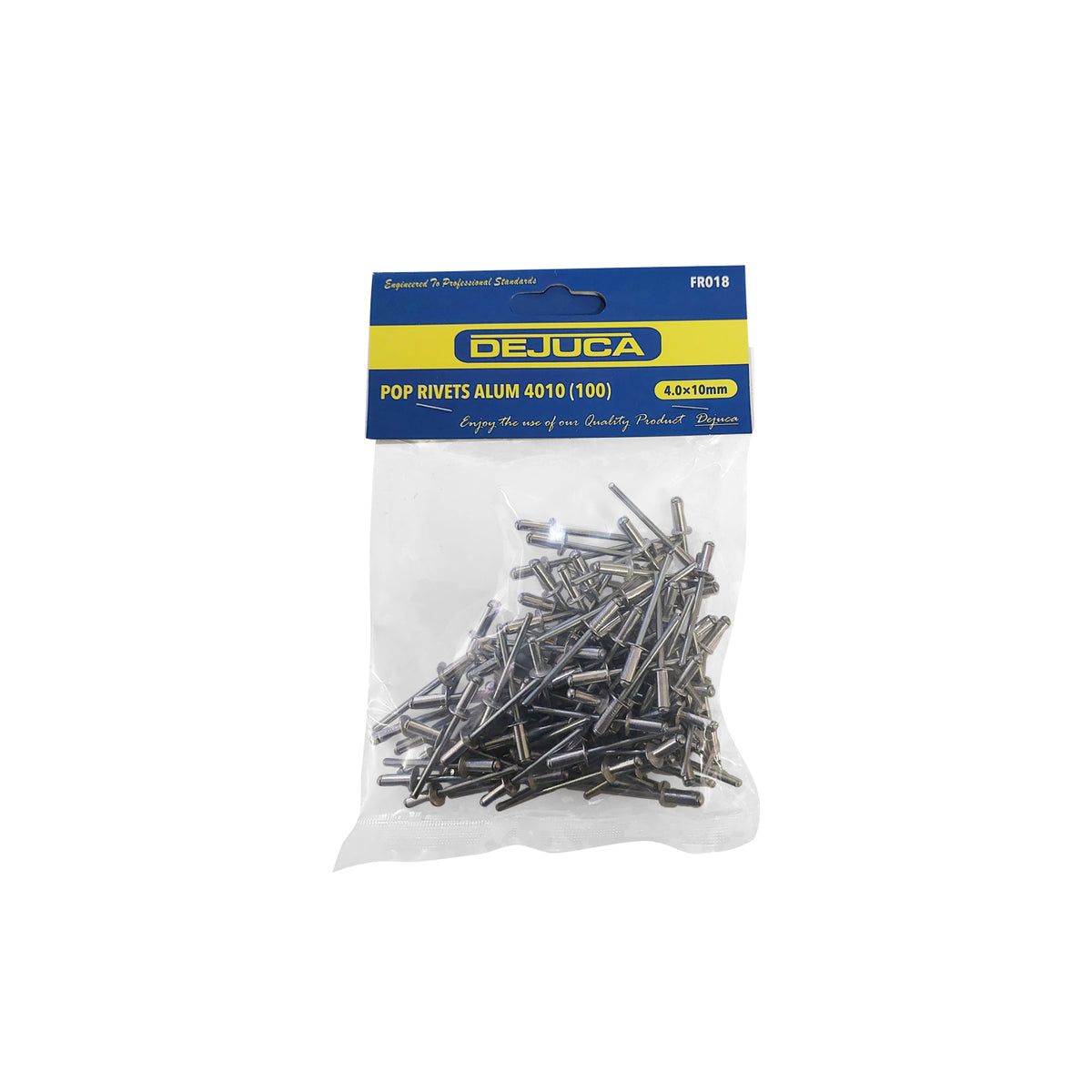 Dejuca - 100 Piece - Aluminium Pop Rivets - 4010