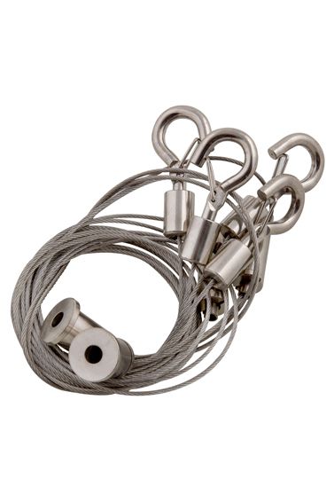 Suspension Wire and Hook 1.2M Steel 2PC