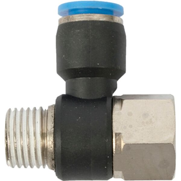 Aircraft Pu Hose Fitting Tee 8mm x 1/4'F x 1/4'M
