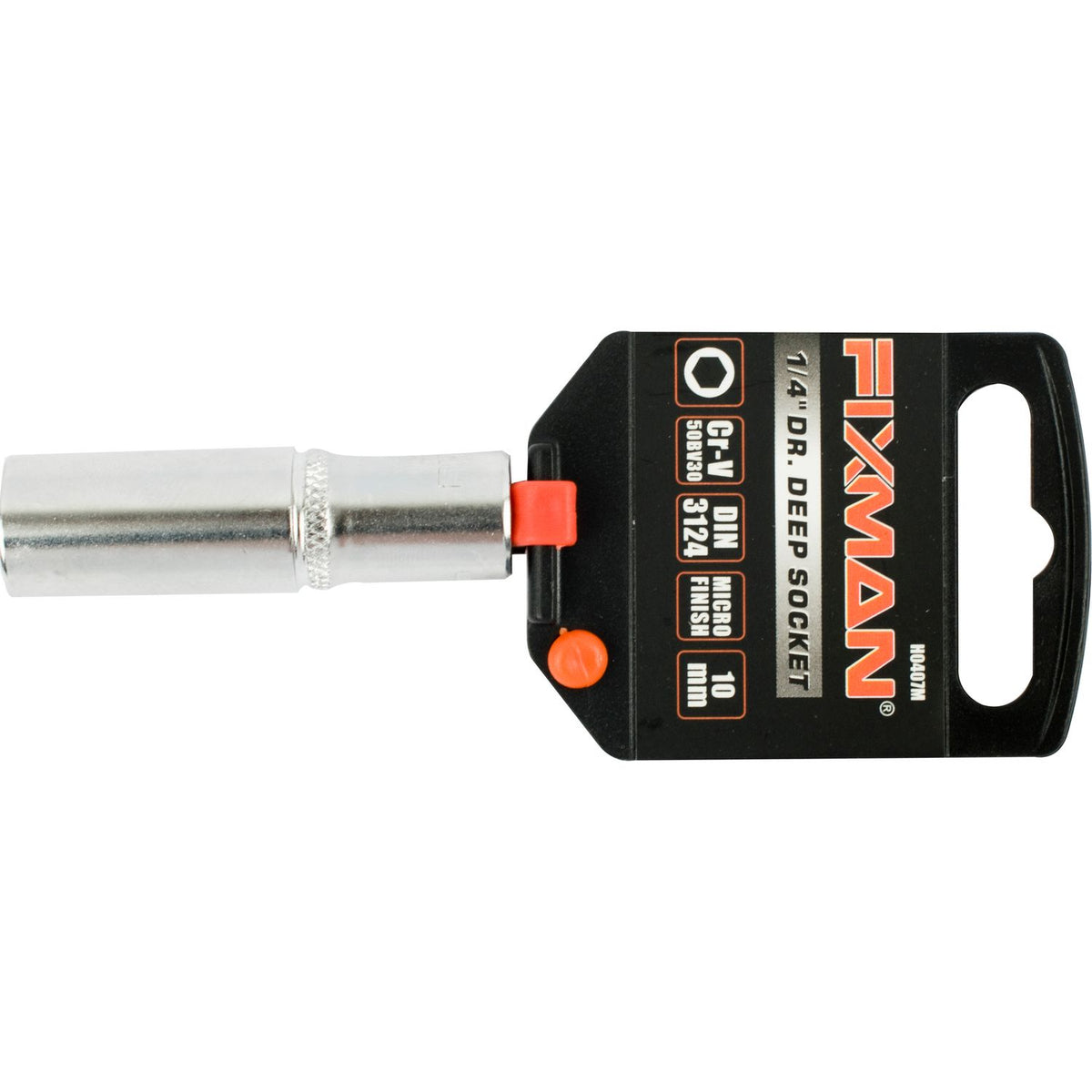 Fixman - Deep Socket - 1/4 Inch Drive - 10mm