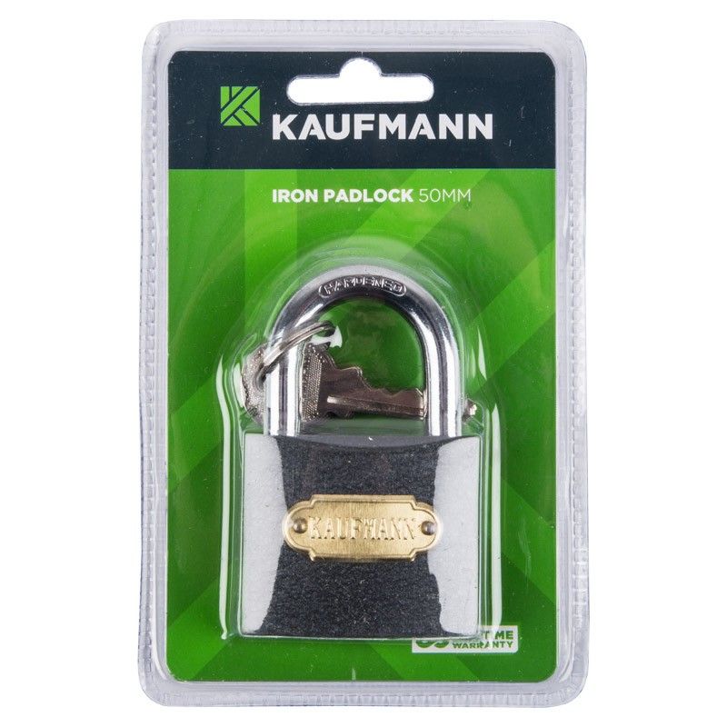 Kaufmann Steel Lock 50mm - Grey