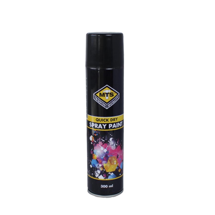 Paint Spray Black Gloss 300Ml Mts